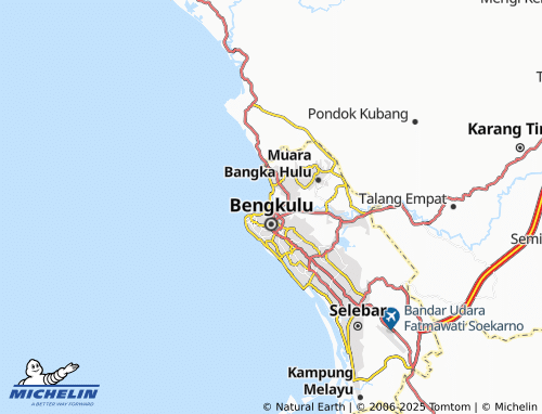 MICHELIN-Landkarte Sungai Serut - ViaMichelin
