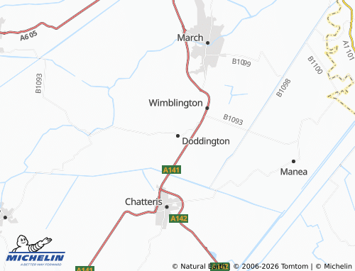 Carte MICHELIN Doddington - ViaMichelin