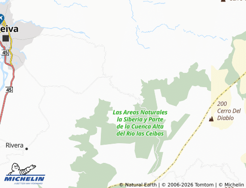 Mapa MICHELIN El Vergel - ViaMichelin