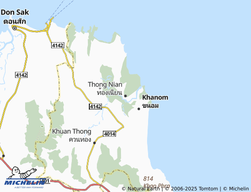 MICHELIN Thong Nian map - ViaMichelin
