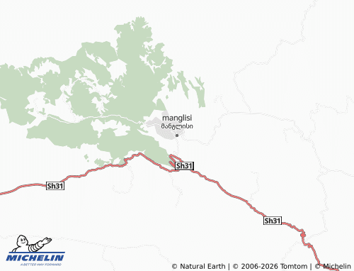 Carte MICHELIN manglisi - ViaMichelin