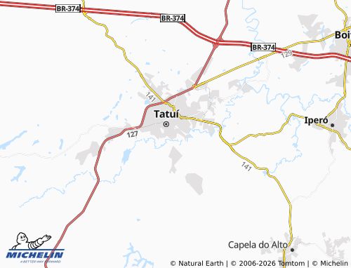 Mapa MICHELIN Vila Ezequiel - ViaMichelin