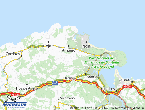 Mapa MICHELIN Castillo - ViaMichelin