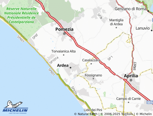 MICHELIN Castagnetta map - ViaMichelin
