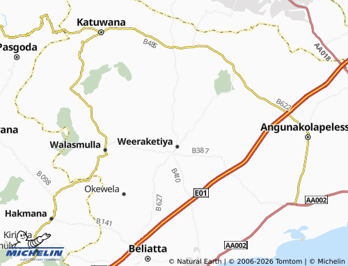 Mapa MICHELIN Yakgasmulla - ViaMichelin
