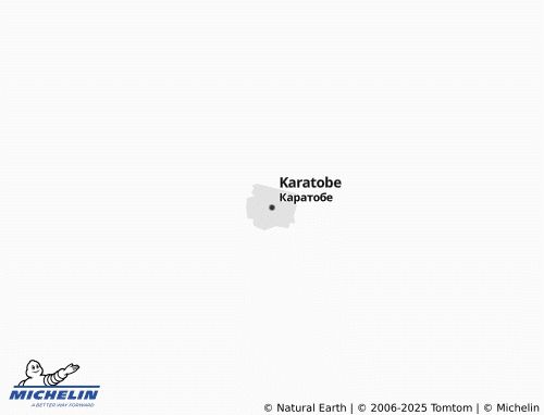 MICHELIN Karatobe map - ViaMichelin