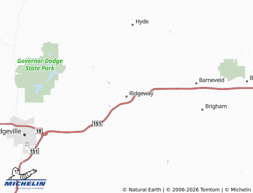 Mappa MICHELIN Ridgeway - ViaMichelin