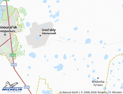 MICHELIN-Landkarte Nekhayevo - ViaMichelin