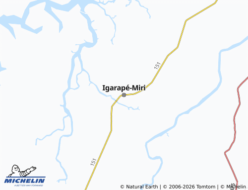 Mapa MICHELIN Igarapé-Miri - ViaMichelin