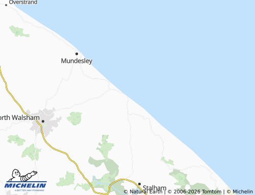 Carte MICHELIN Walcott - ViaMichelin