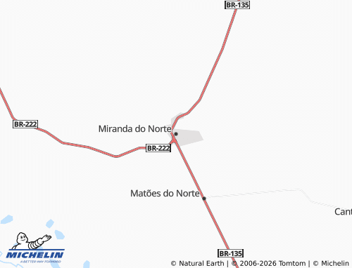 MICHELIN-Landkarte Miranda do Norte - ViaMichelin