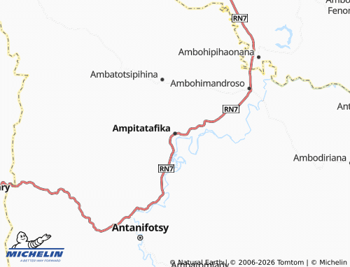 Carte MICHELIN Ampitatafika - ViaMichelin