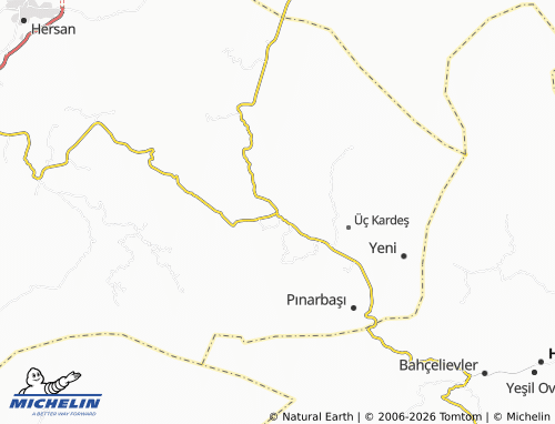 Mapa MICHELIN Yolcular - ViaMichelin
