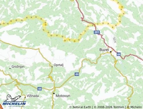 MICHELIN-Landkarte Zrenj - ViaMichelin