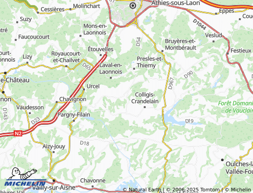 MICHELIN Lierval map - ViaMichelin