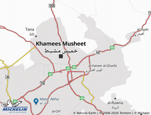 MICHELIN-Landkarte al-Wafa' - ViaMichelin