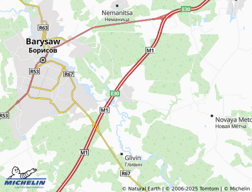 MICHELIN Bol'shaya Ukholoda map - ViaMichelin