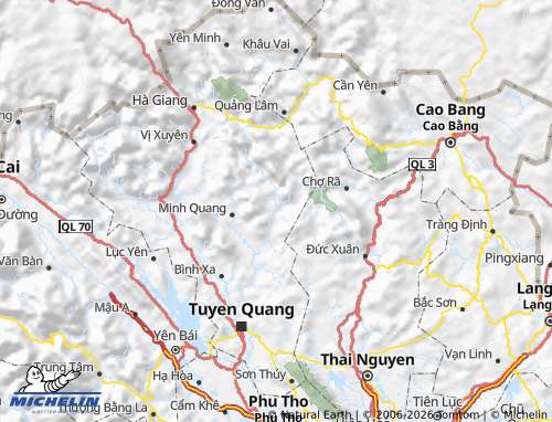 Mapa MICHELIN Na Hang - ViaMichelin