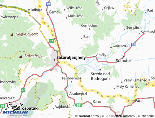 MICHELIN-Landkarte Borša - ViaMichelin