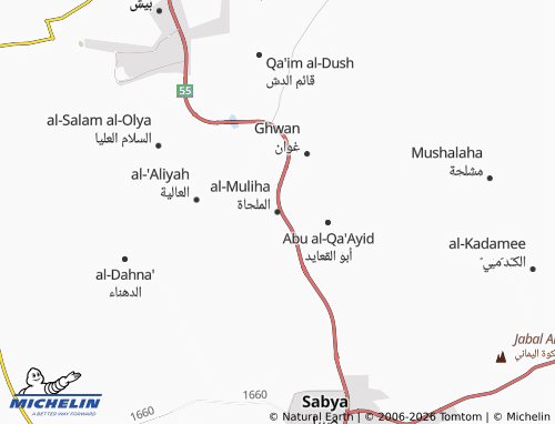 MICHELIN-Landkarte al-Muliha - ViaMichelin