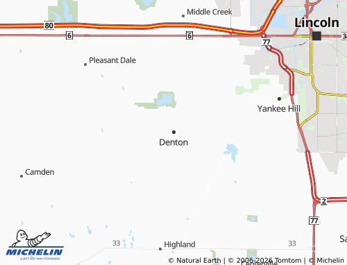 Mapa MICHELIN Denton - ViaMichelin