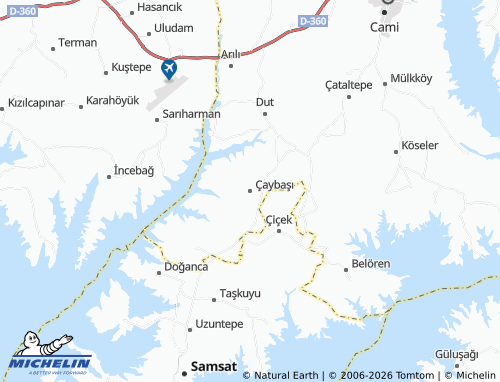 MICHELIN Çaybaşı map - ViaMichelin