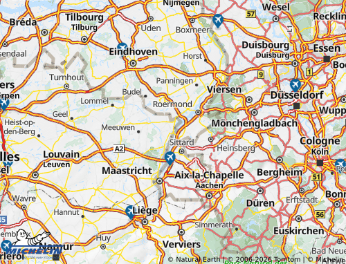 Kaart MICHELIN Maaseik - ViaMichelin
