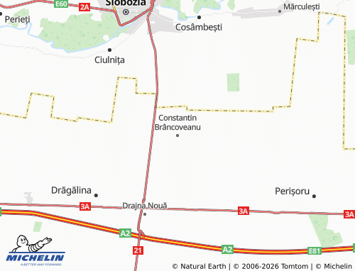 Mapa MICHELIN Constantin Brâncoveanu - ViaMichelin