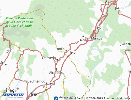 MICHELIN La Cajita map - ViaMichelin