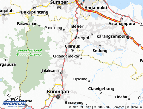 MICHELIN-Landkarte Panawuan - ViaMichelin