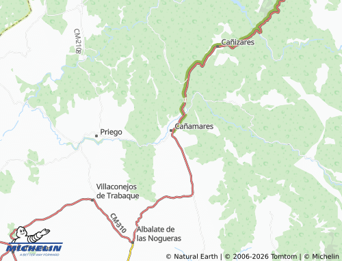 Kaart MICHELIN Cañamares - ViaMichelin