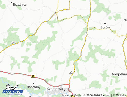 MICHELIN Witków map - ViaMichelin