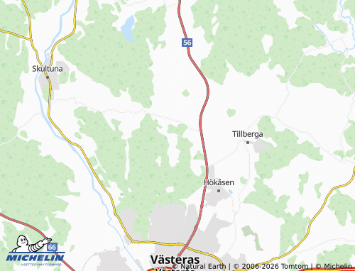Carte MICHELIN Lycksta - ViaMichelin