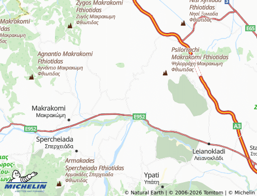 Carte MICHELIN Grammeni - ViaMichelin