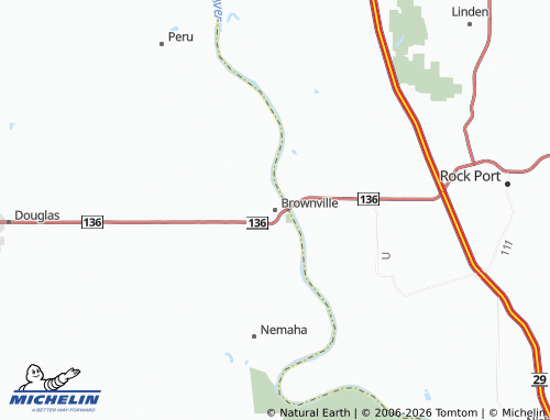 Carte MICHELIN Brownville - ViaMichelin