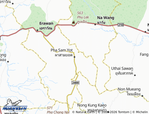 Mapa MICHELIN Pha Sam Yot - ViaMichelin