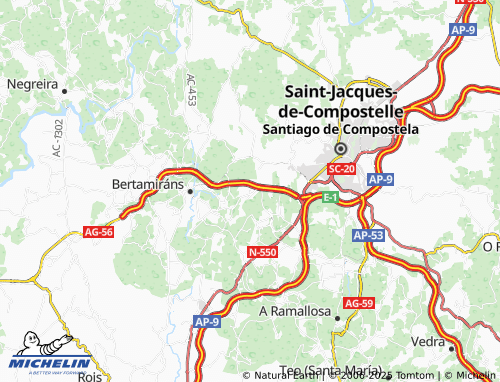 MICHELIN Costoia map - ViaMichelin
