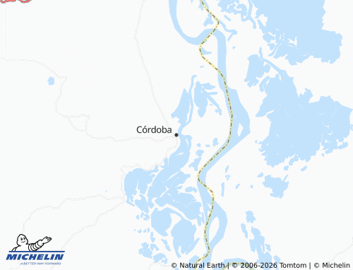 Carte MICHELIN Córdoba - ViaMichelin