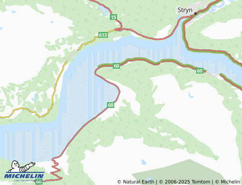 MICHELIN Innvik map - ViaMichelin