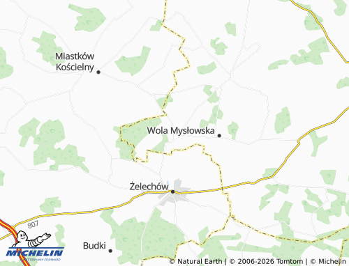 MICHELIN-Landkarte Wilczyska - ViaMichelin
