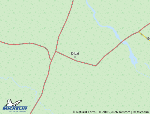 MICHELIN Dibai map - ViaMichelin