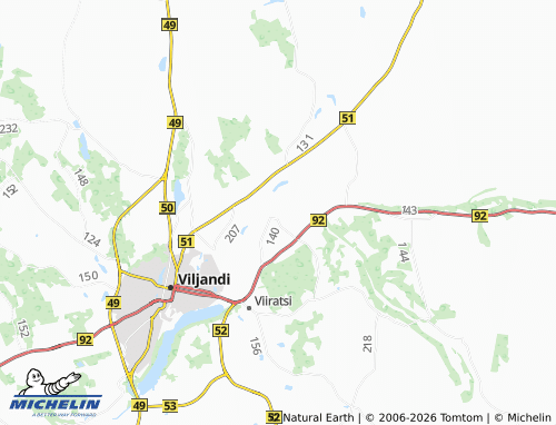 Mappa MICHELIN Vana-Võidu - ViaMichelin