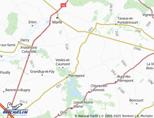 Carte MICHELIN Cuirieux - ViaMichelin