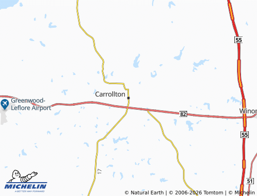 Mapa MICHELIN Carrollton - ViaMichelin