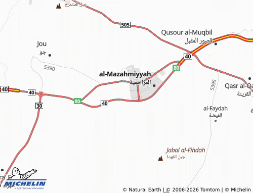 Carte MICHELIN al-Reef - ViaMichelin