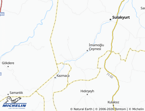 MICHELIN Yağbasan map - ViaMichelin