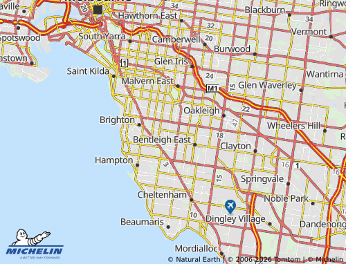 MICHELIN McKinnon map - ViaMichelin
