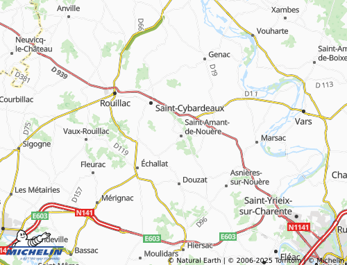 Mapa MICHELIN La Chize - ViaMichelin