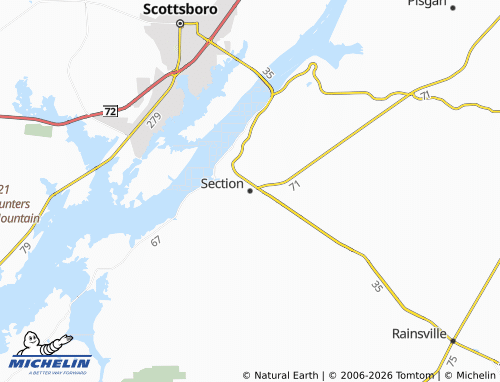 Mapa MICHELIN Section - ViaMichelin