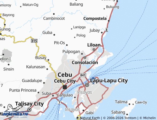 MICHELIN Jagobiao map - ViaMichelin